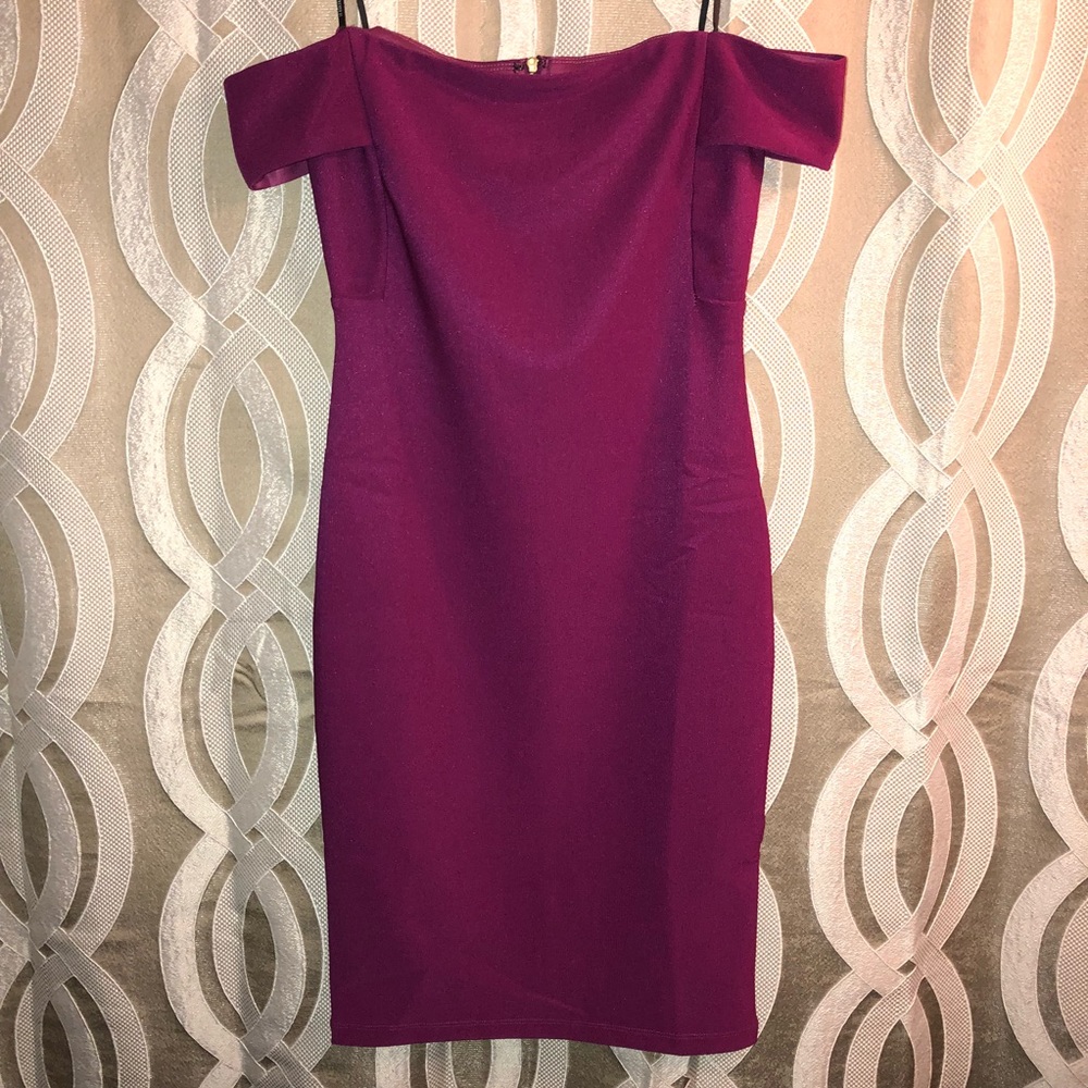 Berry colored formal dress